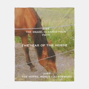 Couverture Polaire L'année du Cheval, citation 2026