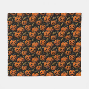 Couverture Polaire Lanternes Jack O vintage