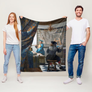 Couverture Polaire L'art de la peinture, Johannes Vermeer