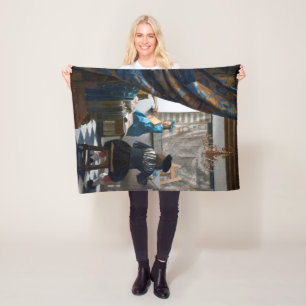 Couverture Polaire L'art de la peinture, Johannes Vermeer, 1666-1667