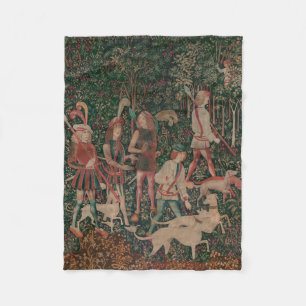 Couverture Polaire L'art médiéval de la chasse à l'Unicorne - La chas