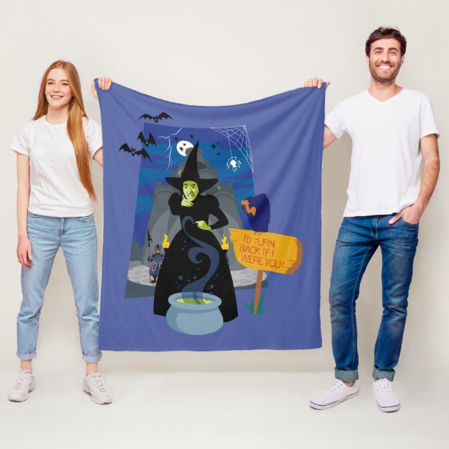 Couverture Polaire L'Assistant D'Oz™ | La sorcière méchante (En situation)