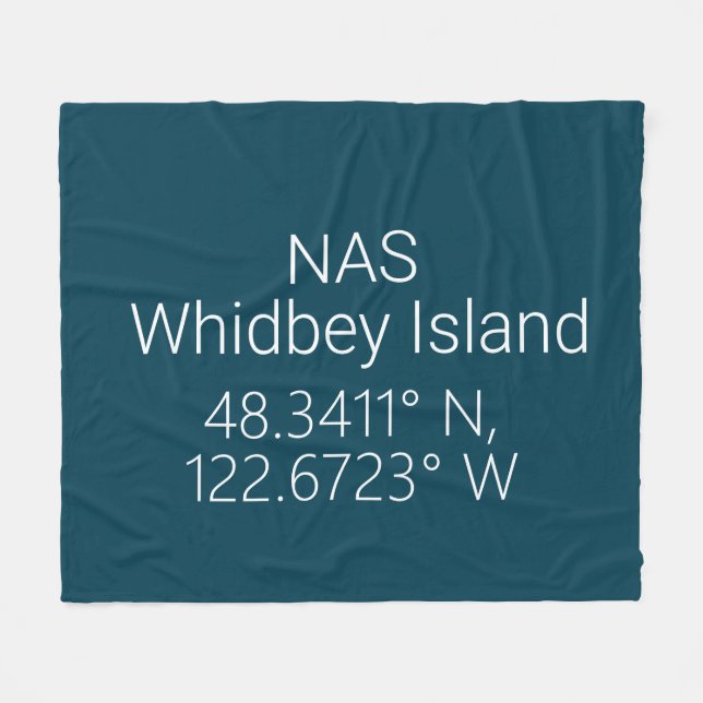 Couverture Polaire Latitude Longitude de l'île Whidbey NAS (Devant (Horizontal))