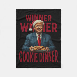 Couverture Polaire Lauréat du dîner Cookie Dinner Funny Trump 2024 47