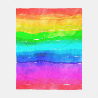 Couverture Polaire Laver de peinture à l'aquarelle