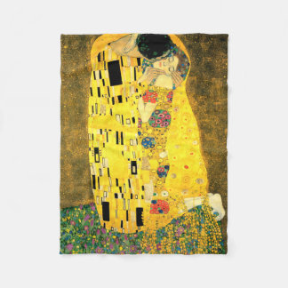 Couverture Polaire Le baiser par Gustav Klimt