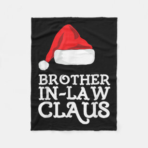 Couverture Polaire Le beau-frère Claus Christmas Santas Pajama Famil