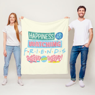 Couverture Polaire Le bonheur regarde les amis™ encore et encore