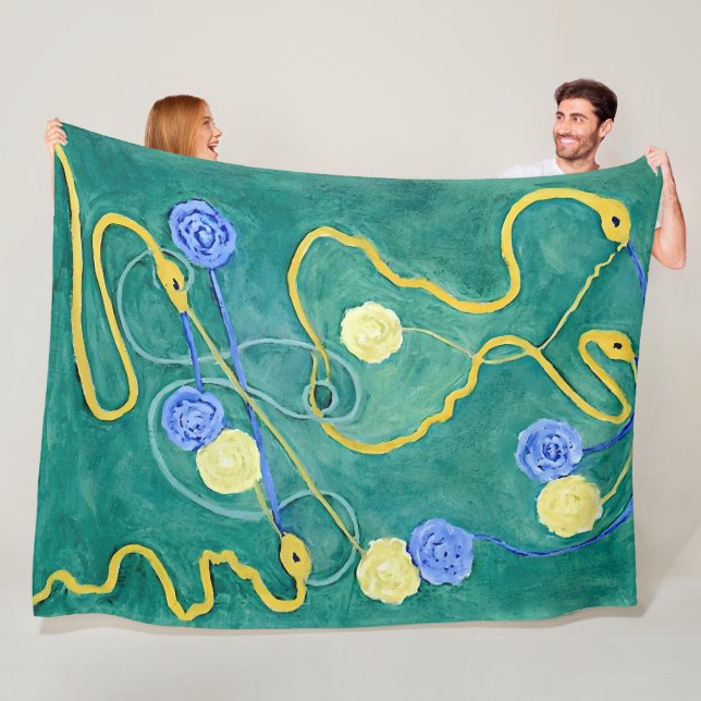 Couverture Polaire Le chaos primitif par Hilma af Klint (En situation)