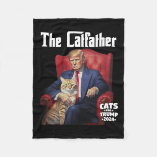Couverture Polaire Le Chat Catfather Pour Trump 2024