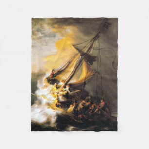 Couverture Polaire Le Christ dans la tempête sur la mer de la Galil