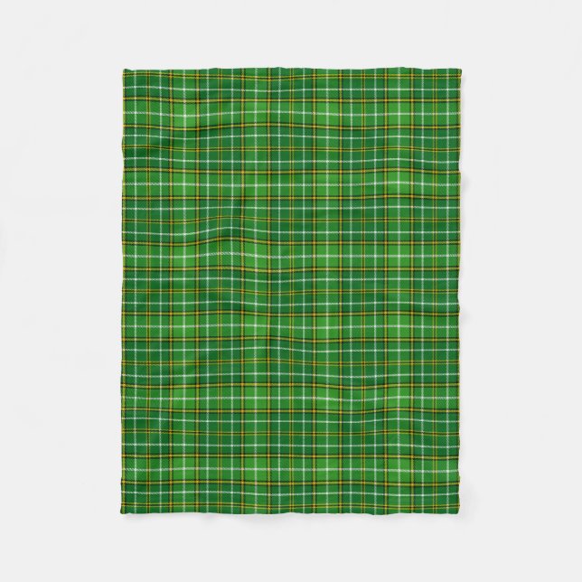 Couverture Polaire Le Clan écossais Forrester Chasse Tartan Plaid (Devant)