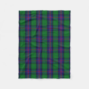 Couverture Polaire Le clan écossais Shaw Tartan Plaid