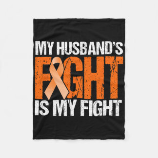 Couverture Polaire Le combat de mon mari est ma lutte contre la leucé