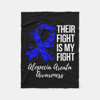 Couverture Polaire Le combat est mon combat Alopecia Areata Sensibili