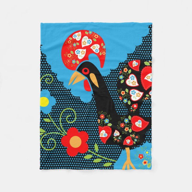 Couverture Polaire Le Coq du Portugal (Devant)