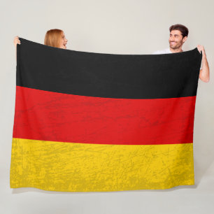 Couverture Polaire Le drapeau allemand - Une tapisserie du patrimoine