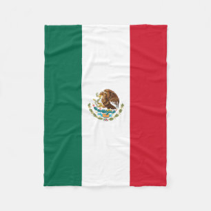 Couverture Polaire Le drapeau national mexicain