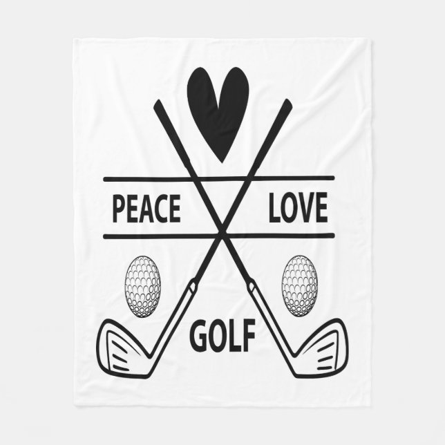 COUVERTURE POLAIRE LE GOLF D'AMOUR DE PAIX (Devant)