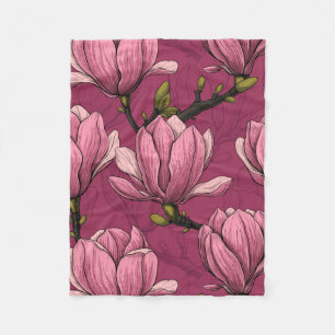 Couverture Polaire Le jardin de Magnolia