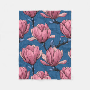 Couverture Polaire Le jardin de Magnolia
