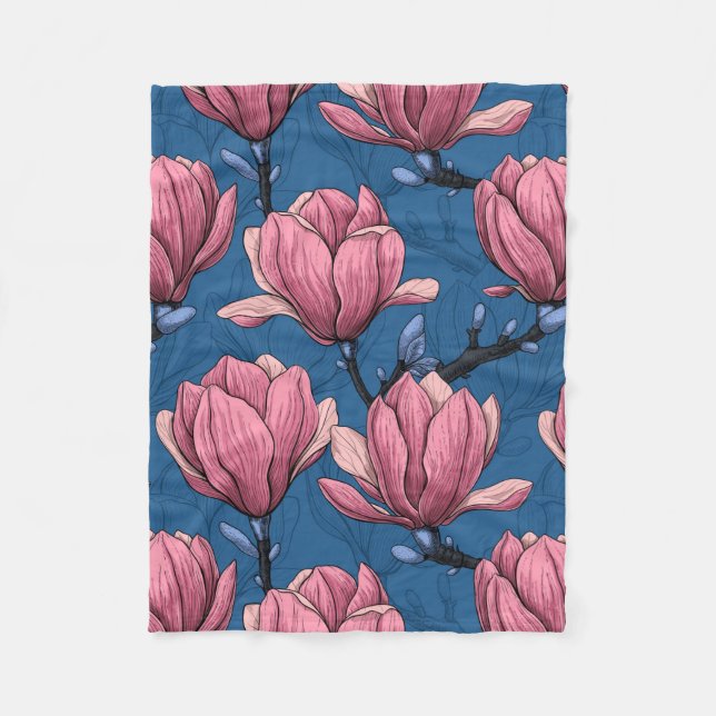 Couverture Polaire Le jardin de Magnolia (Devant)