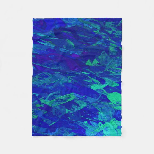 Couverture Polaire Le jardin de Monet (Devant)