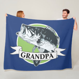 Couverture Polaire Le jour du grand-parent de pêche au bar de