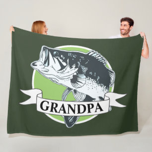 Couverture Polaire Le jour du grand-parent de pêche au bar de