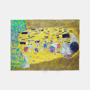 Couverture Polaire Le Kiss, Gustav Klimt