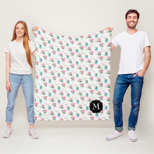 Couverture Polaire Le lapin de Peter | m'oublient motif non floral (En situation)
