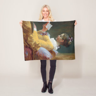 Couverture Polaire Le lecteur, Fragonard