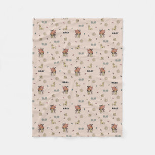 Couverture Polaire Le Lion King Timon et Simba Nom personnalisé