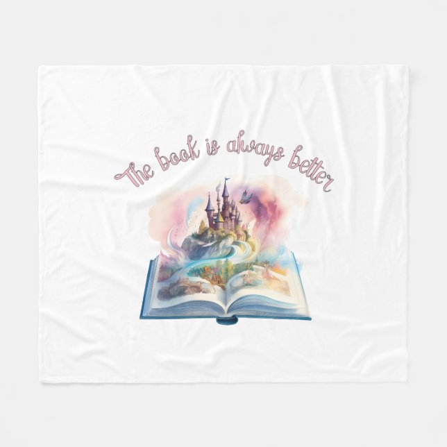 Couverture Polaire Le livre est toujours meilleur (Devant (Horizontal))