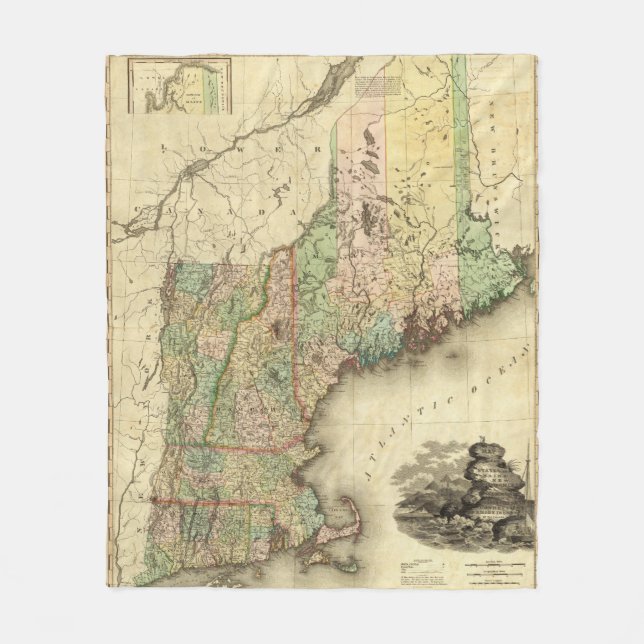Couverture Polaire Le Maine, New Hampshire, Vermont, le Massachusetts (Devant)