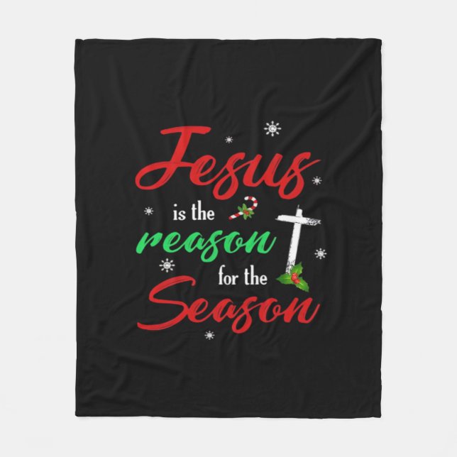 Couverture Polaire Le meilleur Jésus est pour la saison Noël (Devant)