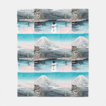 Le Mont Fuji et le Snowman
