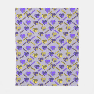 Couverture Polaire Le Motif de Valentine