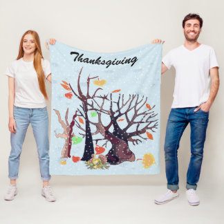 Couverture Polaire Le pays des merveilles de l'automne