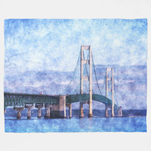 Couverture Polaire Le pont Mackinac