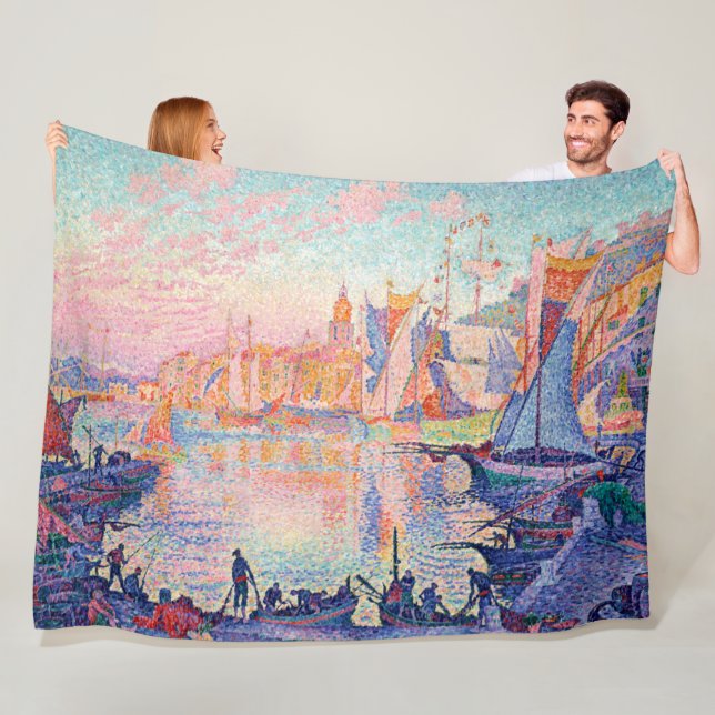 Couverture Polaire Le Port de Saint-Tropez, Signac (En situation)