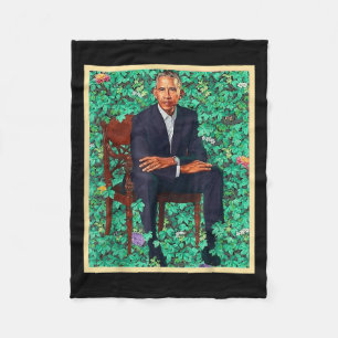 Couverture Polaire Le président Barack Obama 2028 Portrait Patriotiqu