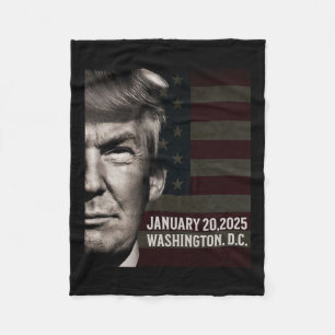 Couverture Polaire Le Président Donald Trump 2025 Date d'ouverture