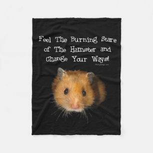 Couverture Polaire Le regard fixe de hamster