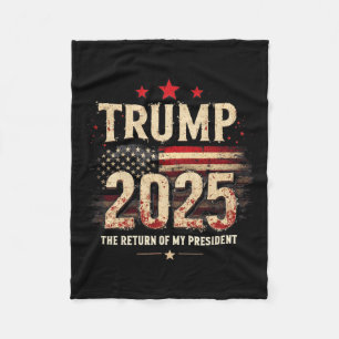 Couverture Polaire Le Retour De Mon Président Trump 2025