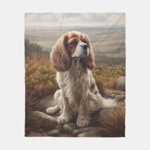 Couverture Polaire Le roi Charles Spaniel