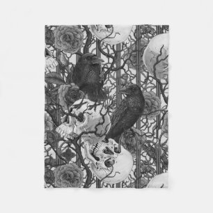 Couverture Polaire Le secret de Raven. Illustration gothique sombre e