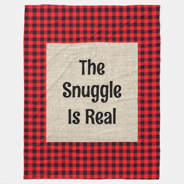 Couverture Polaire Le Snuggle Est Vraiment Grande Blanche En Toison (Devant)