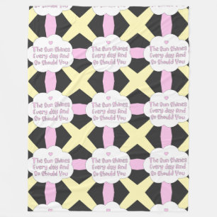 Couverture Polaire Le Soleil Brille Tous Les Jours Et Si Vous 1