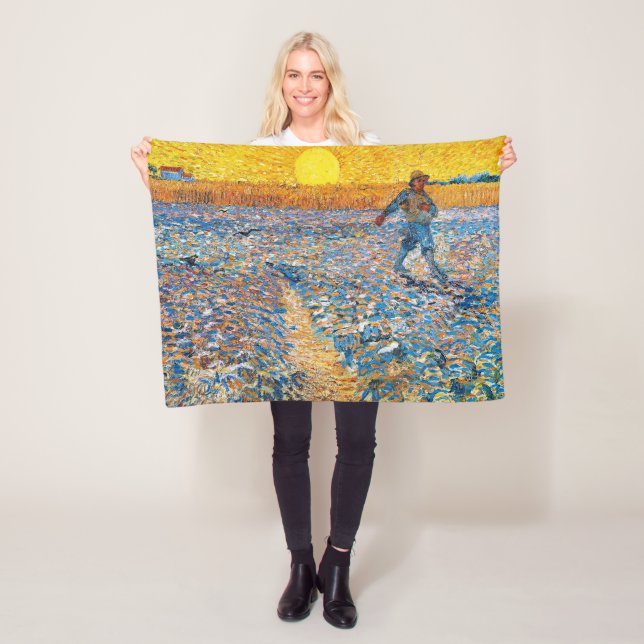 Couverture Polaire Le Sower, Van Gogh (En situation)